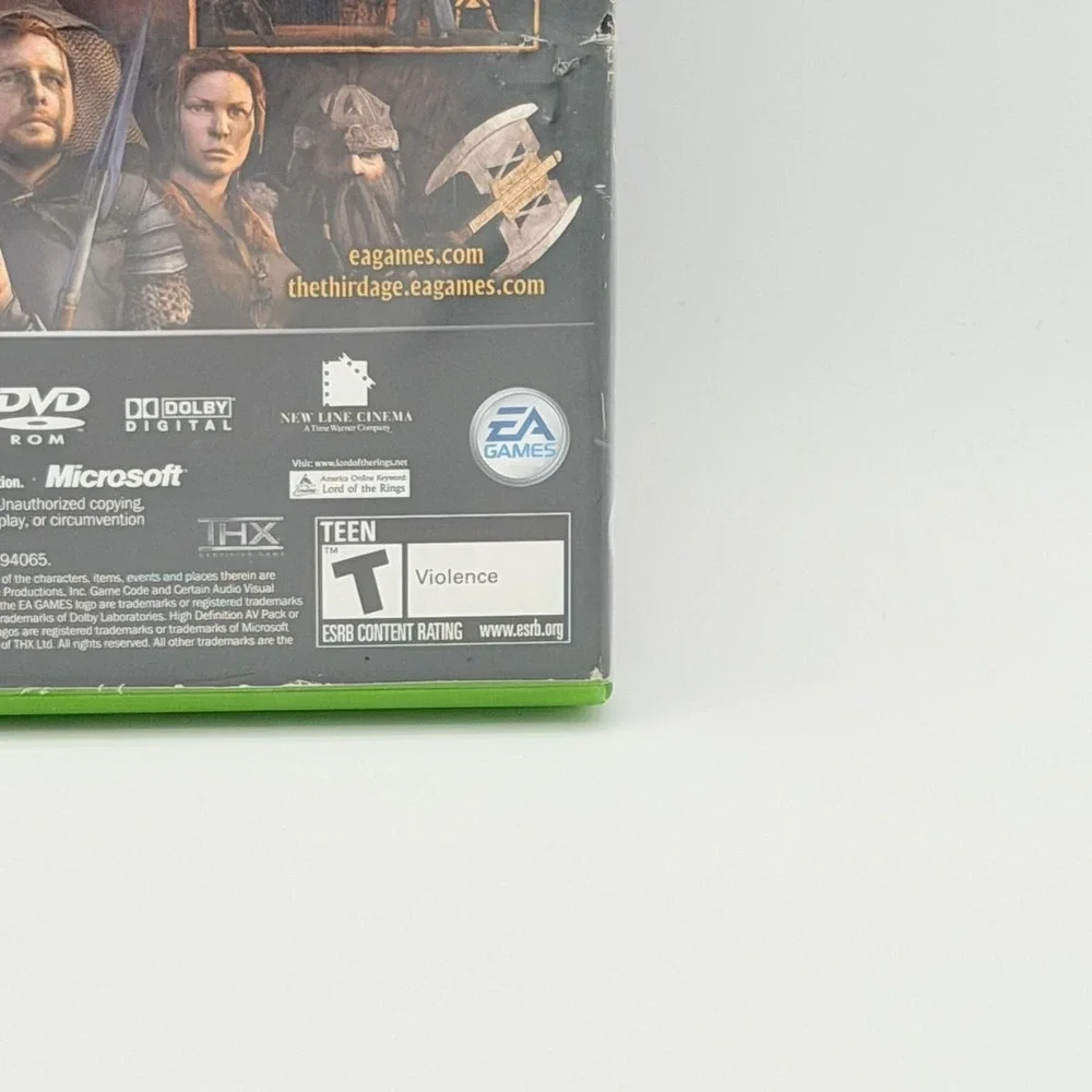 The Lord Of The Rings The Third Age Microsoft Xbox EA RPG Video Game T NTSC-U/C
